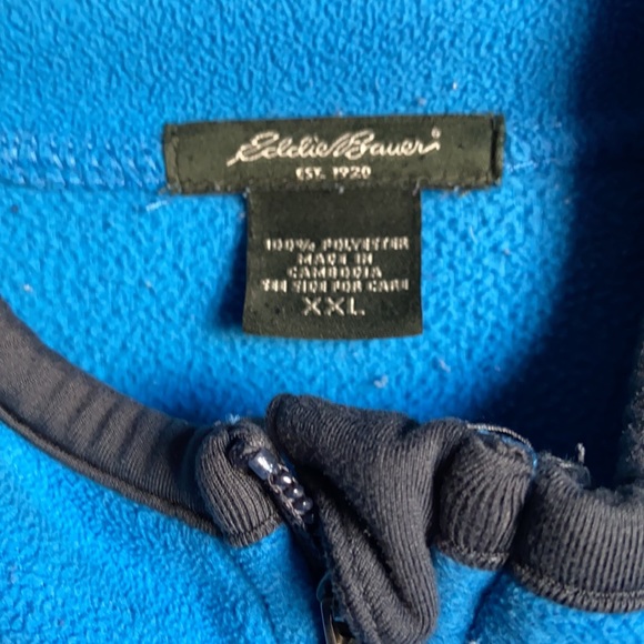Eddie Bauer soft fleece XXL 100% polyester - Picture 2 of 5